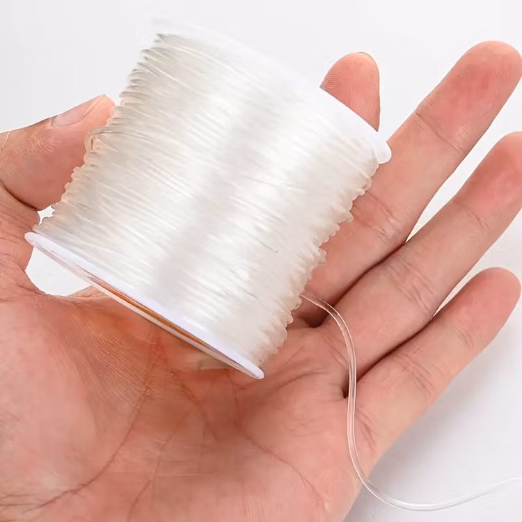 Elastisk tråd, 0,7mm x 100m
