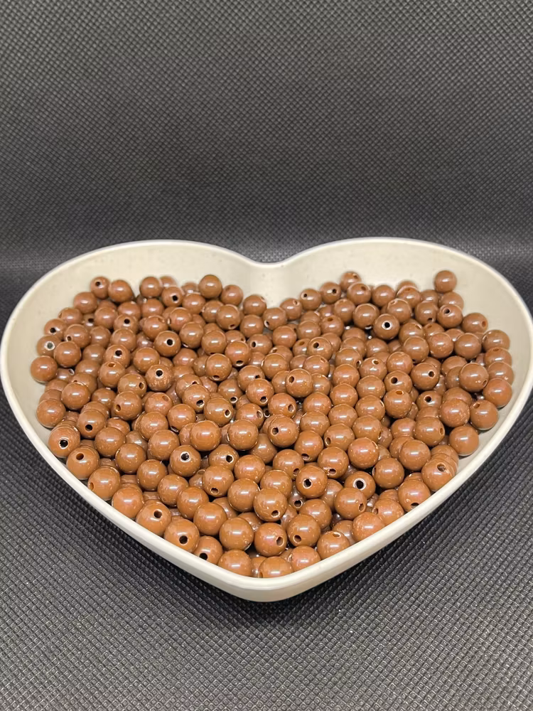 Mörk brun, 8mm - 100p