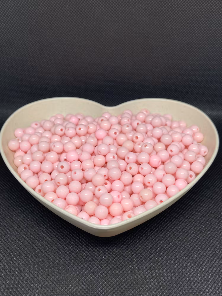 Ljus rosa nyans, 8mm - 100p