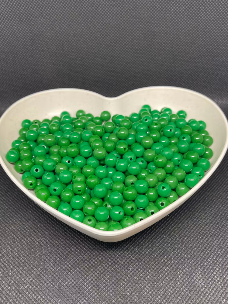 Mörk grön nyans, 8mm - 100p