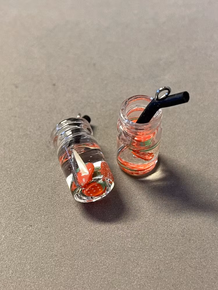 Fruktglas - jordgubb