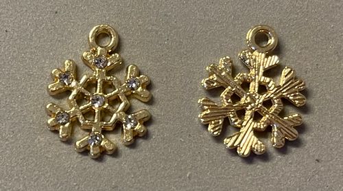 Snöflinga - guld