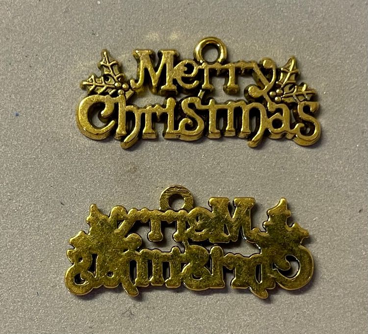 Merry Christmas - guld