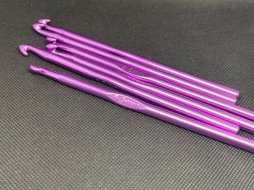 Aluminium, lila - 6,5mm