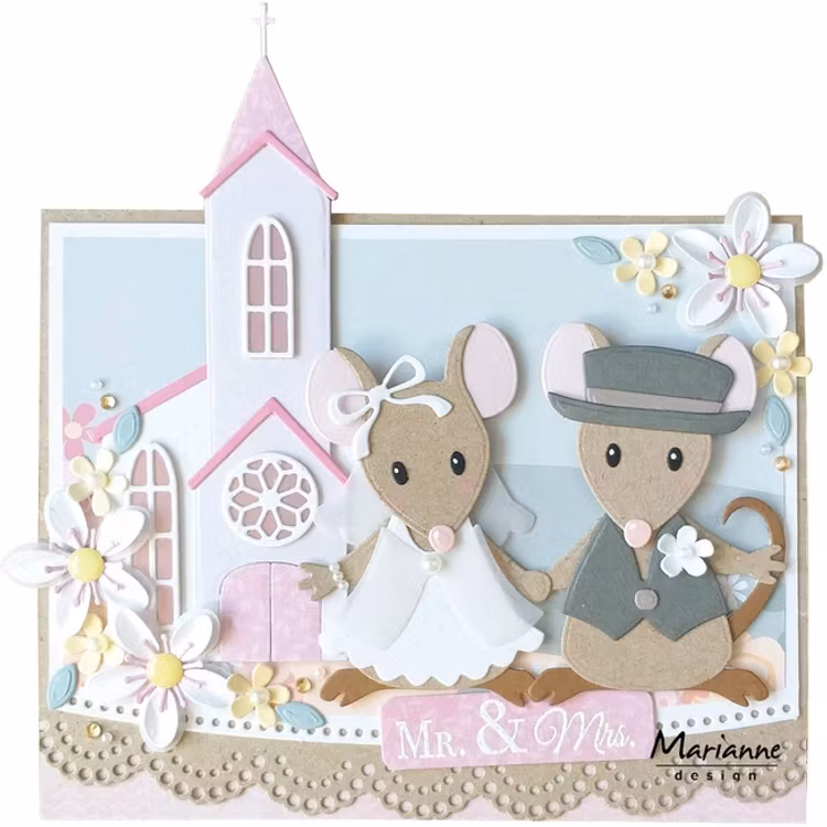 Marianne Design - Eline's Wedding Background - AK0083