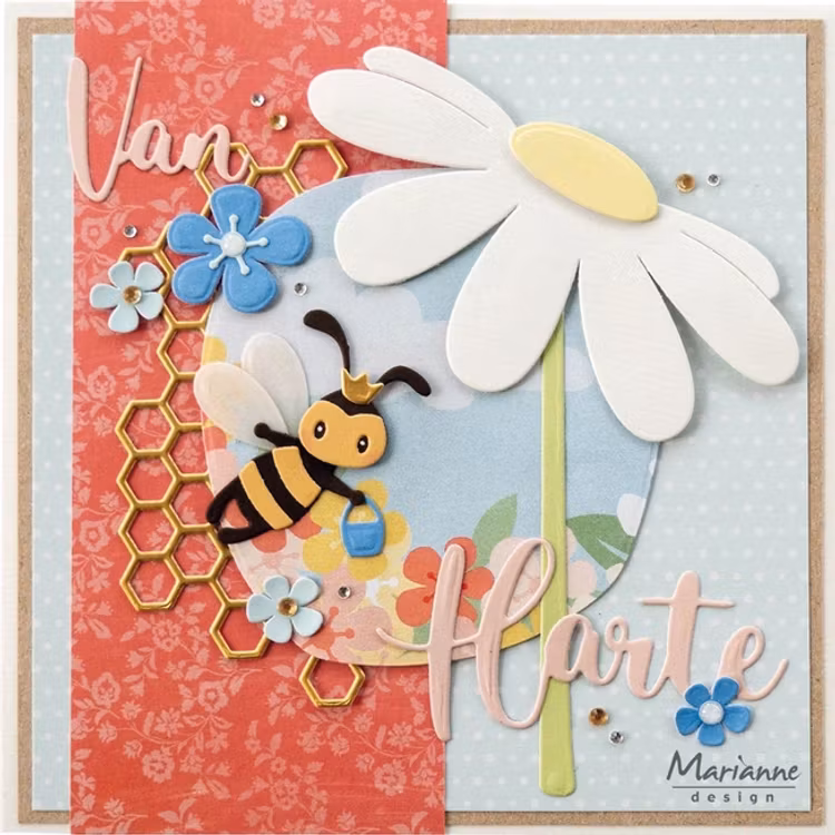 Marianne Design - Eline's Flowergarden Background - AK0089