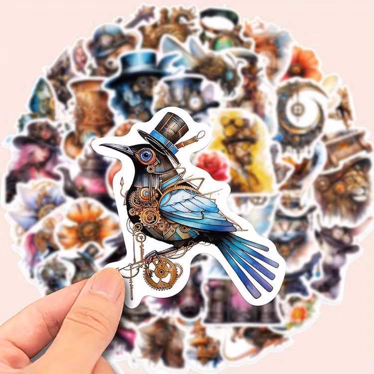 Klistermärken - Steampunk - 25 st