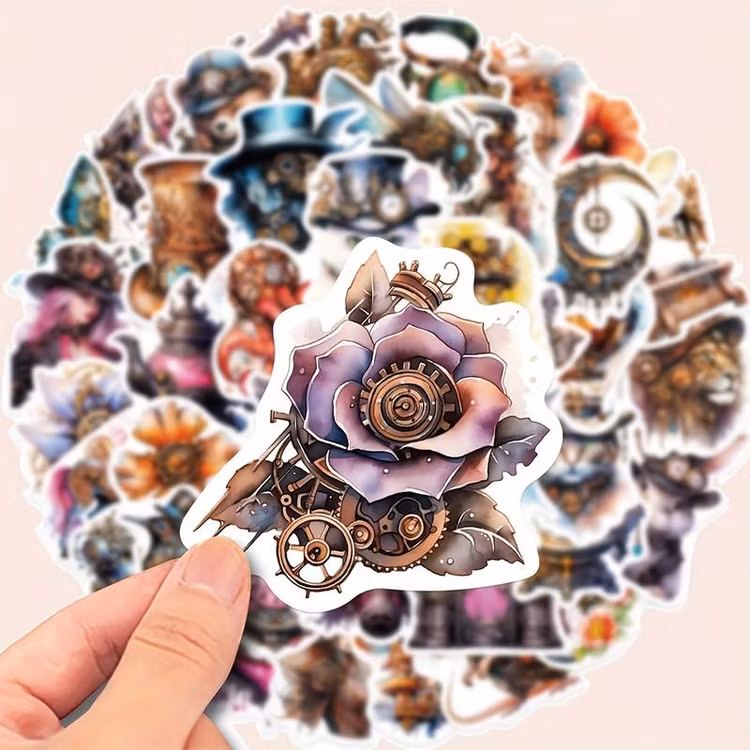 Klistermärken - Steampunk - 25 st