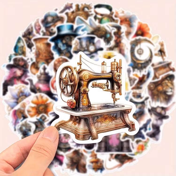 Klistermärken - Steampunk - 25 st