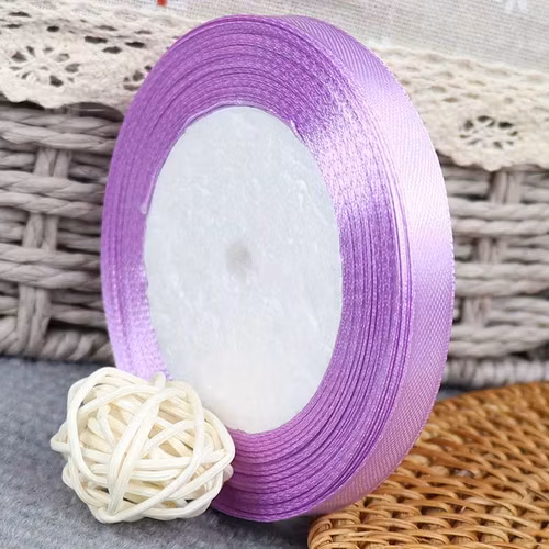 Satinband, ljuslila - 10mm x 22m