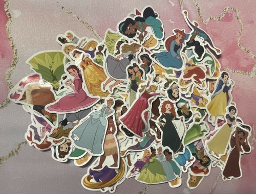 Klistermärken - Disneyprinsessor - 10 st