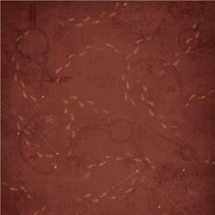Harry Potter - Papper 12x12 - Marauders map