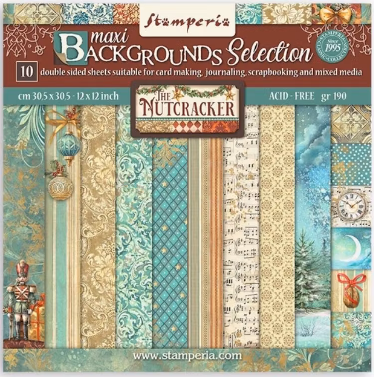 Stamperia - 12x12 Paper pad - The nutcracker - SBBL159