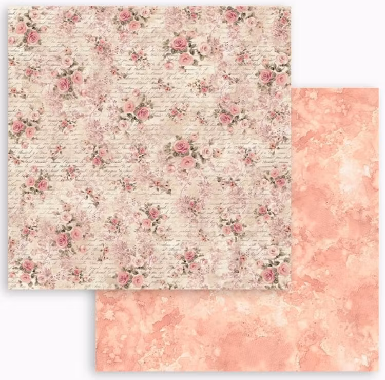 Stamperia - 12x12 Paper pad - Shabby rose - SBBL12