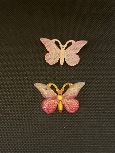 Fjäril - rosa