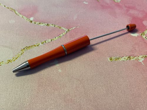 Pärlbar penna - Orange