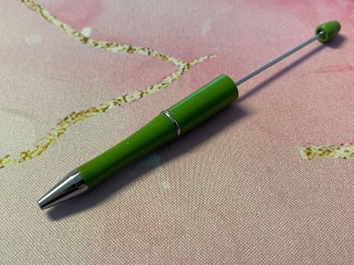 Pärlbar penna - Gräsgrön