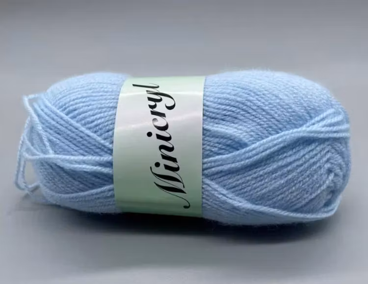 Minicryl - 25g/125m - 27006 - Ljusblå