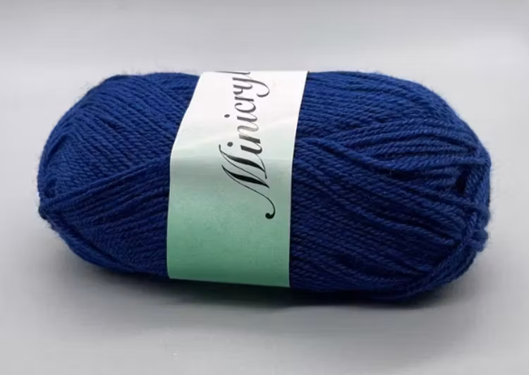 Minicryl - 25g/125m - 27107 - Mörkblå