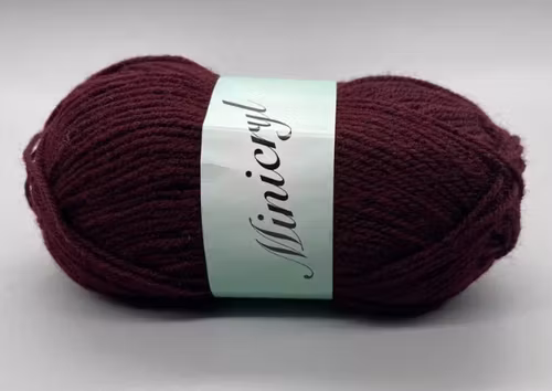 Minicryl - 25g/125m - 27317 - Vinröd