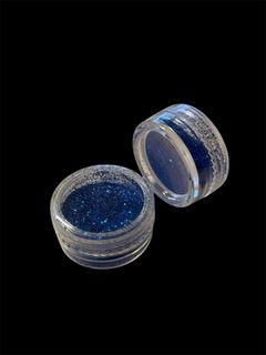 Glitter i burk - Blå