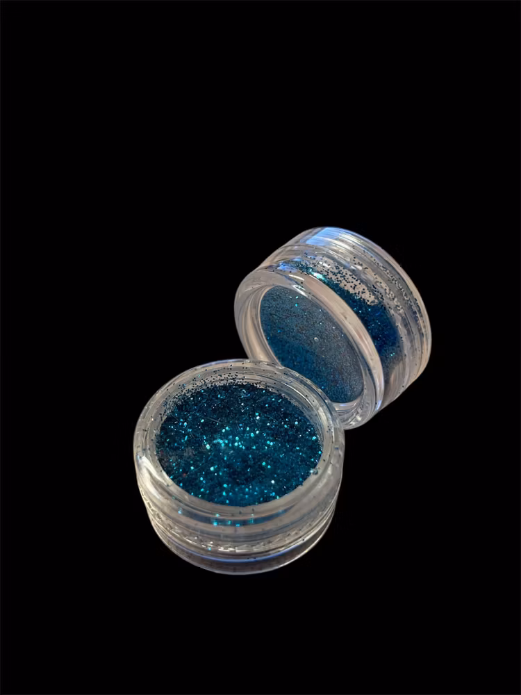 Glitter i burk - Petrol