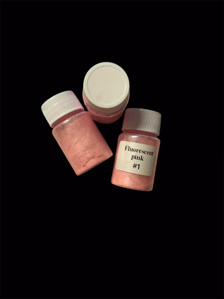 Mica-pulver, Fluorescent pink - 20ml