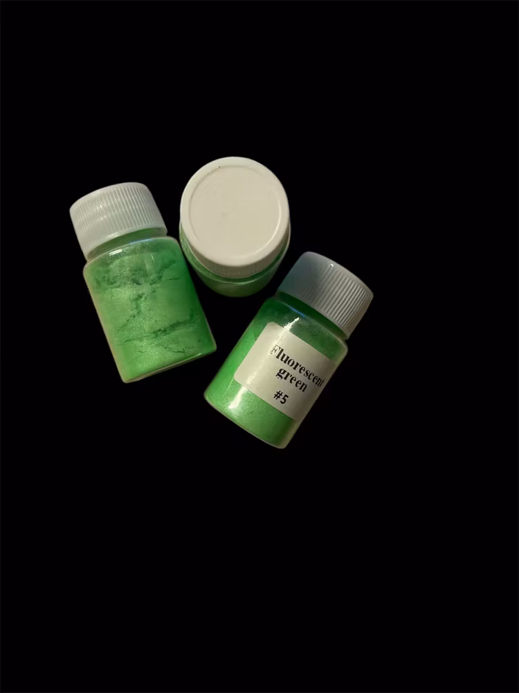 Mica-pulver, Fluorescent green - 20ml