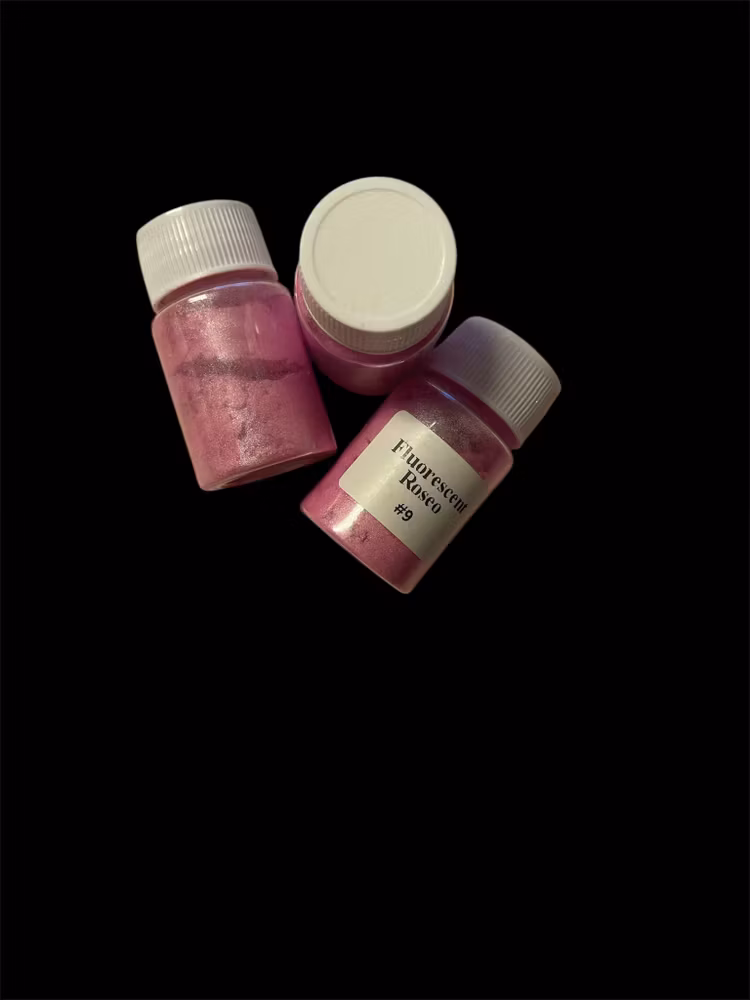 Mica-pulver, Fluorescent roseo - 20ml