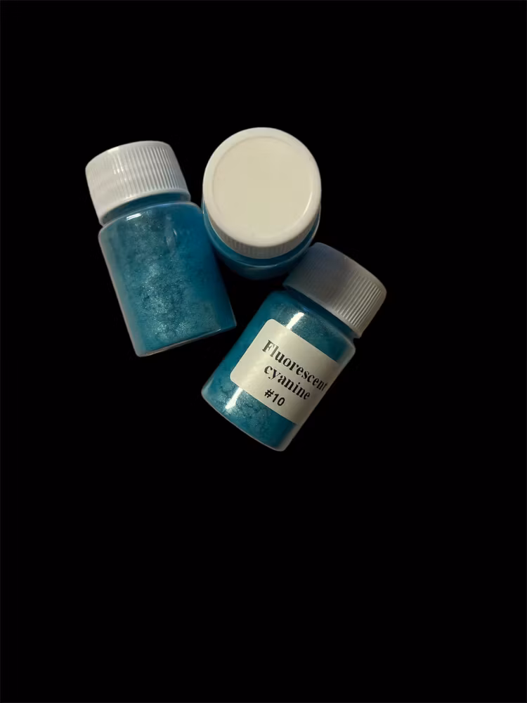 Mica-pulver, Fluorescent cyanine - 20ml