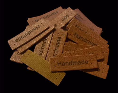 Handmade i fuskskinn - 5st