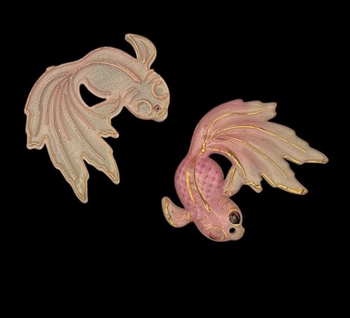 Koi-fisk, rosa