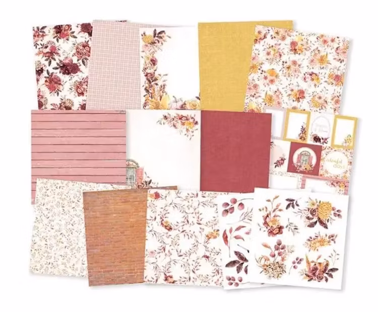 P13 Paper pad - Hello autumn (15x15cm)