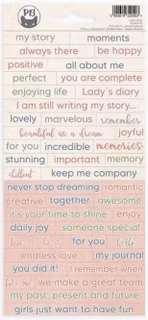 P13 Stickers - Lady´s diary
