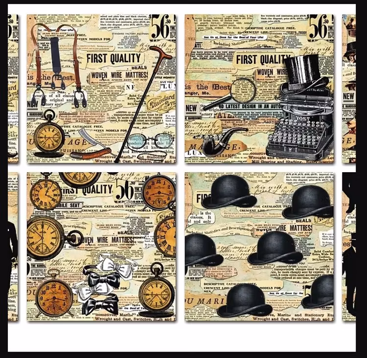 Decorer - Gentlemen (15x15cm)