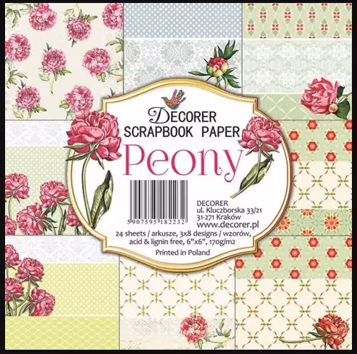 Decorer - Peony (15x15cm)