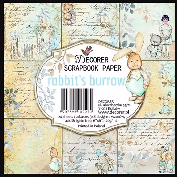 Decorer - Rabbits burrow (15x15cm)
