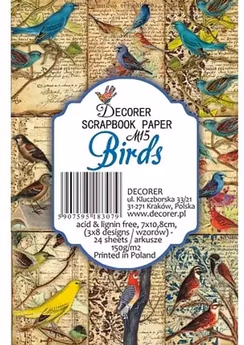 Decorer Mini - Birds (7x10,8cm)
