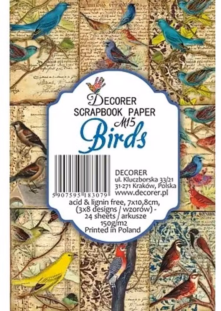 Decorer Mini - Birds (7x10,8cm)