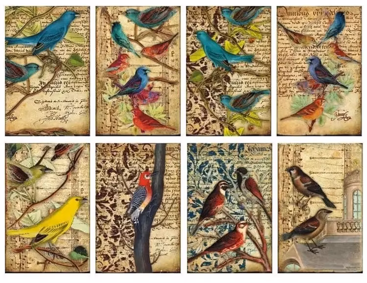 Decorer Mini - Birds (7x10,8cm)