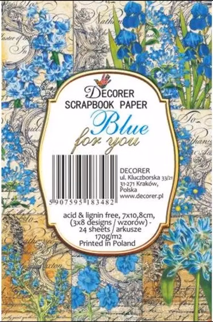 Decorer Mini - Blue for you (7x10,8cm)