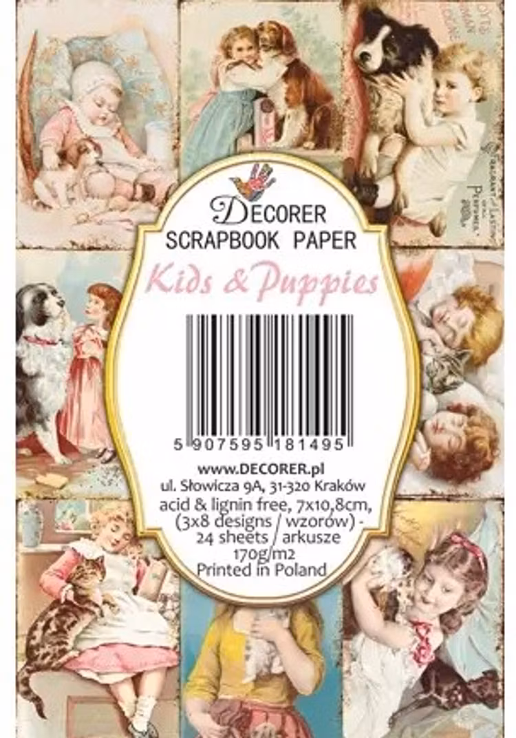Decorer Mini - Kids and puppies (7x10,8cm)