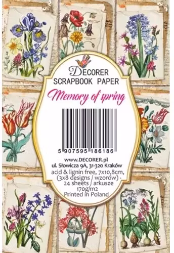 Decorer Mini - Memory of spring (7x10,8cm)