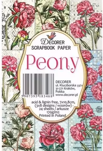 Decorer Mini - Peony (7x10,8cm)