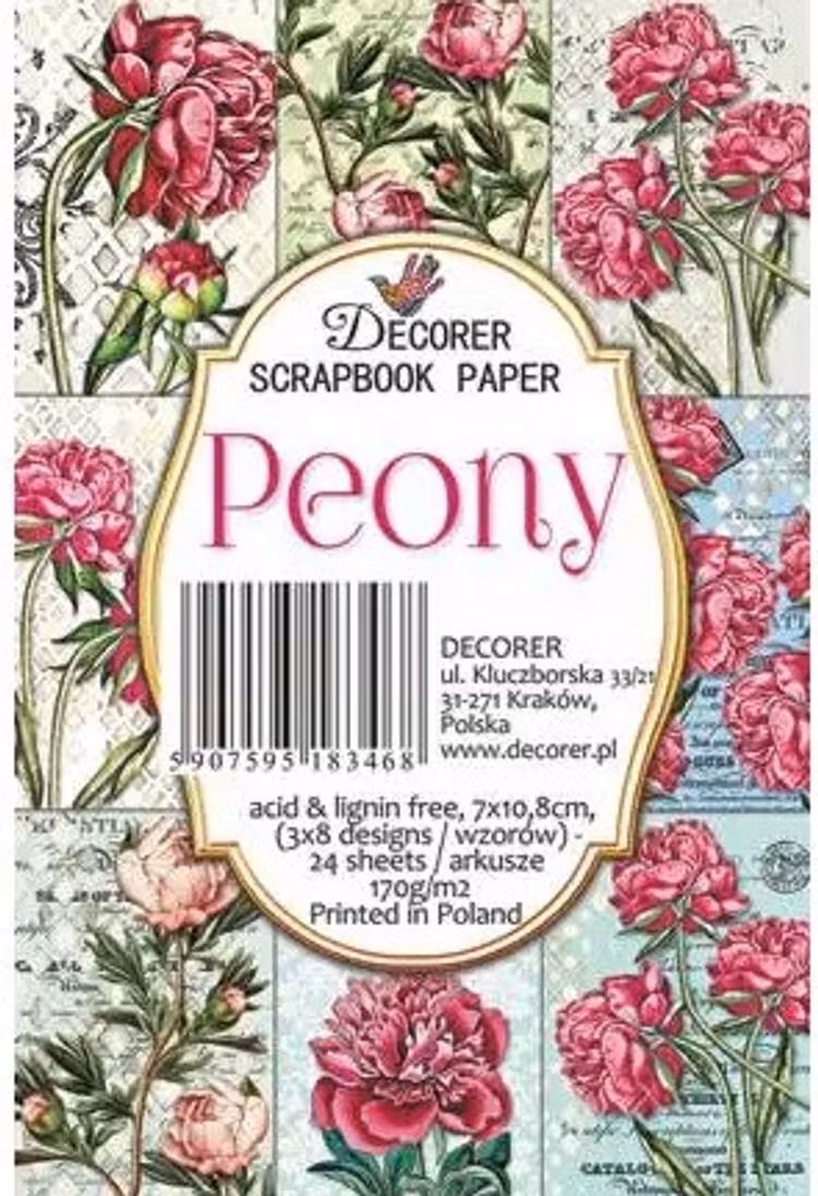 Decorer Mini - Peony (7x10,8cm)