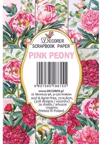 Decorer Mini - Pink peony (7x10,8cm)