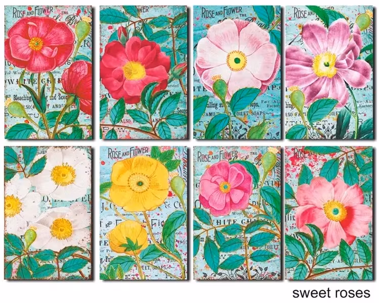 Decorer Mini - Sweet roses (7x10,8cm)