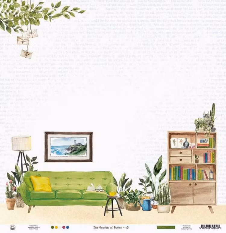 P13 - The garden of books 03 (30x30cm)