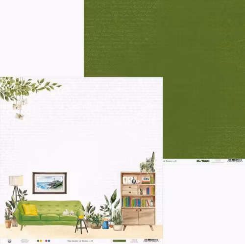 P13 - The garden of books 03 (30x30cm)