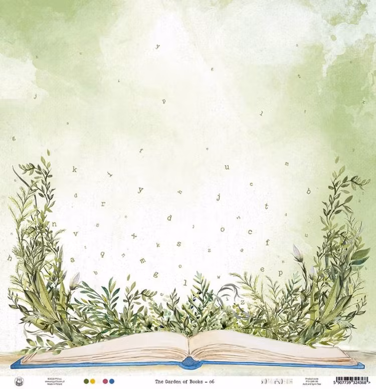 P13 - The garden of books 06 (30x30cm)